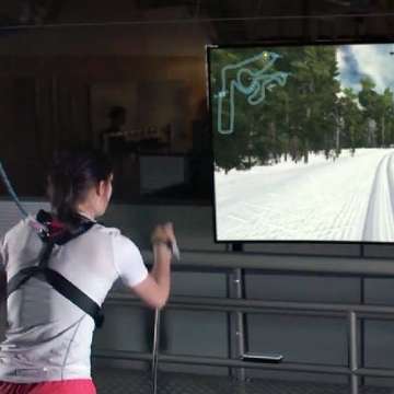 DALA Sports Academy Using Saturn Running Machine for Biathlon and Cross Country Training