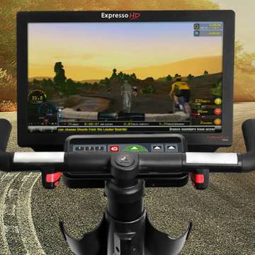 Expresso HD Upright Bike Uses Real Steering and Active Resistance to Deliver Virtual Rides