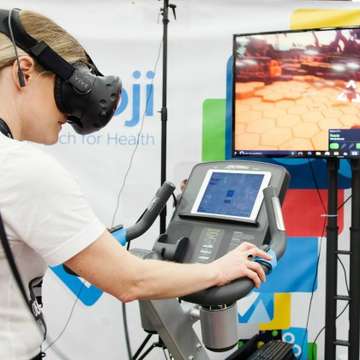 Blue Goji's Active VR Games Immerse Players in Virtual Worlds During Cardio Workouts