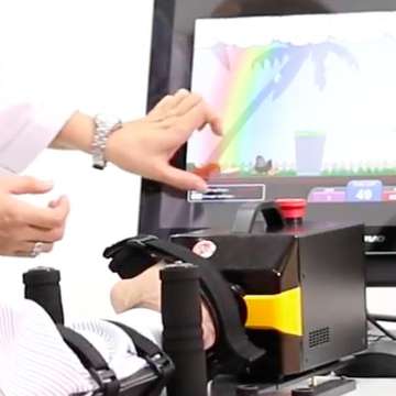 Fibod Balance Board and CR2-Haptic Robot Use Immersive Technologies for Rehabilitation Training
