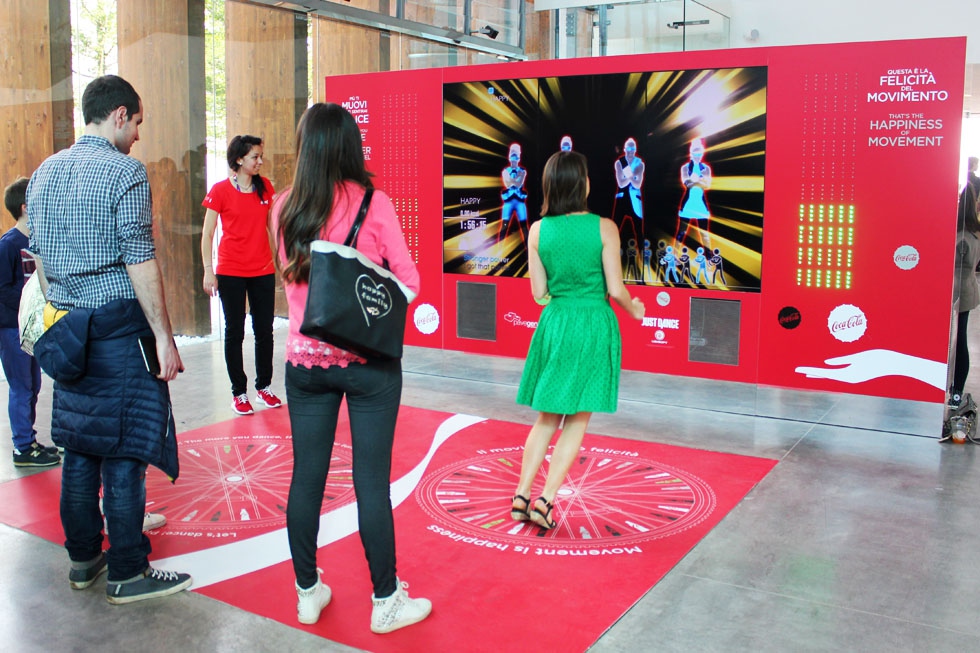 interactive floor footsteps converting electricity