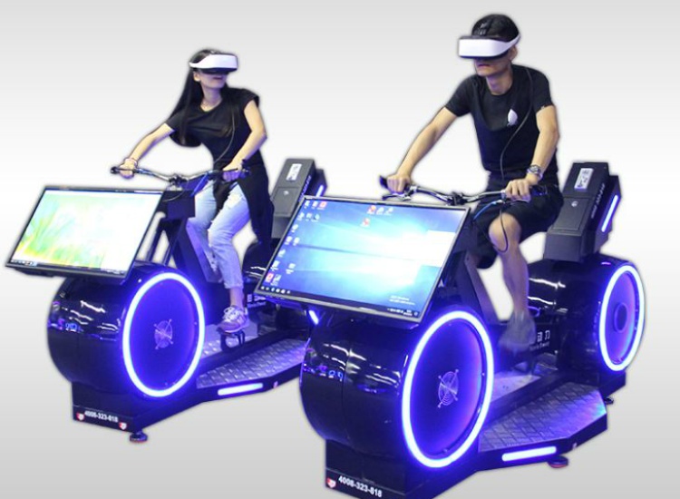 Vr Bicycle Brings Virtual Cycling To Theme Parks Fitness Gaming