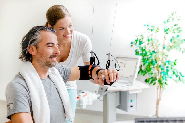 robotic rehab game