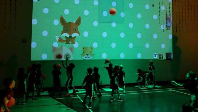 interactive kids gym