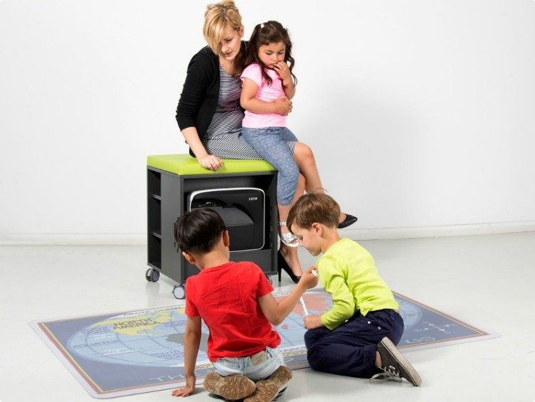 interactive floor in school